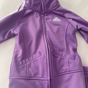 Toddler girls adidas track suit